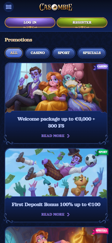 Casombie casino bonus