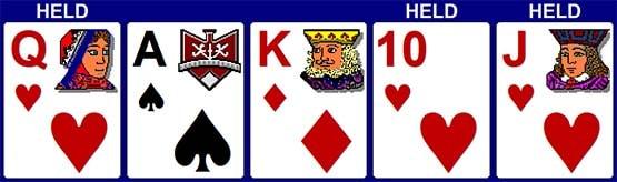 3 Cards to Royal Flush