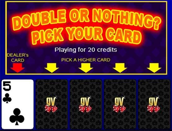 Pick Cards - Double Up Option