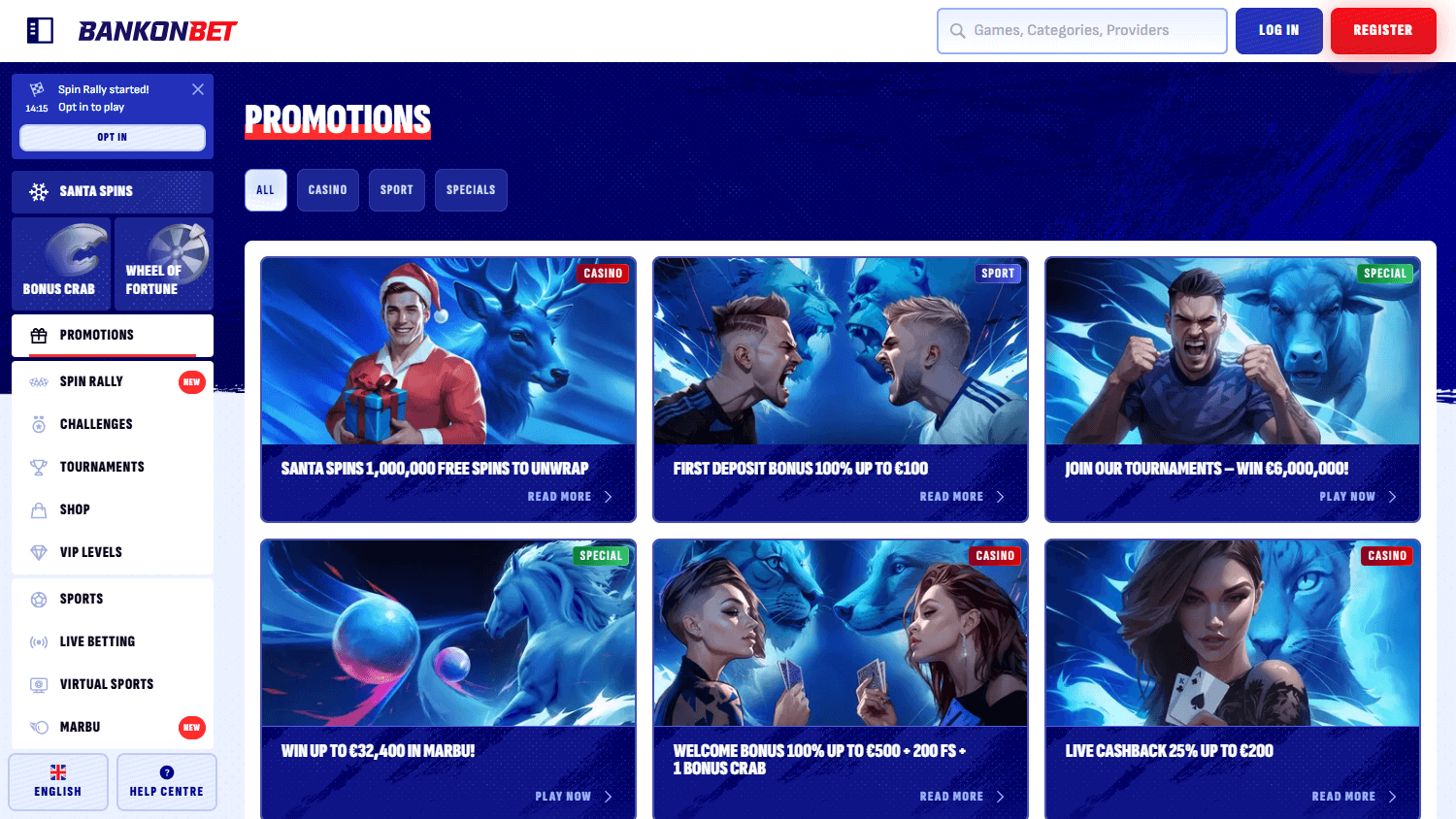 Εικόνα Προωθήσεων Bankonbet Casino