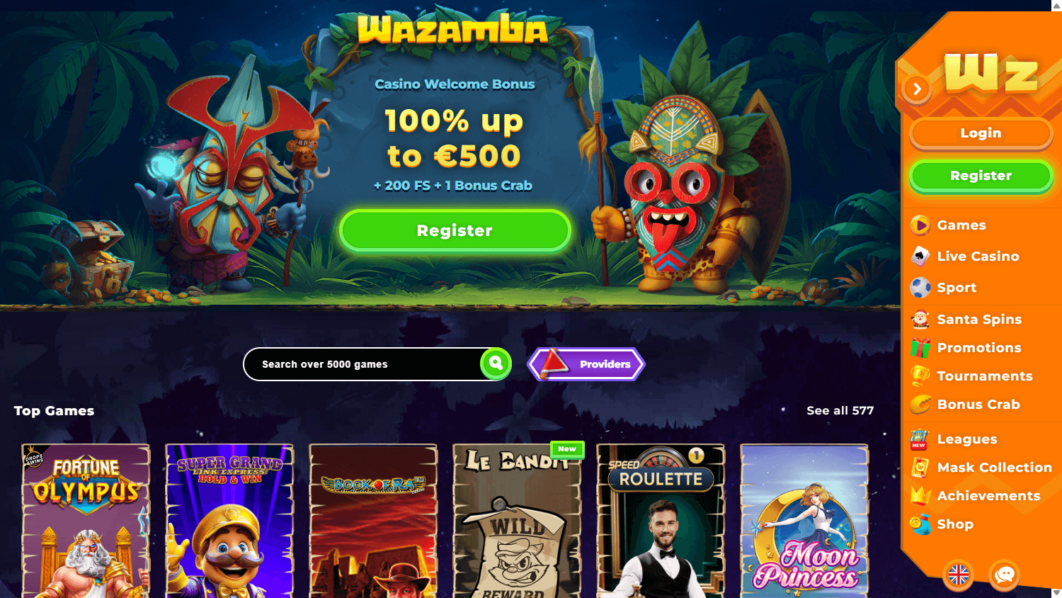 Wazamba App Casino Platform — Wazamba Casino Kontoregistrierung: So erstellen Sie ein Konto