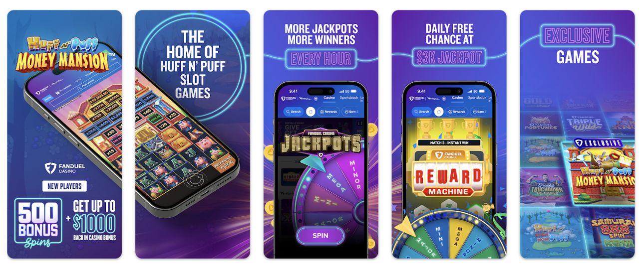 FanDuel mobile app as seen on the Play Store.