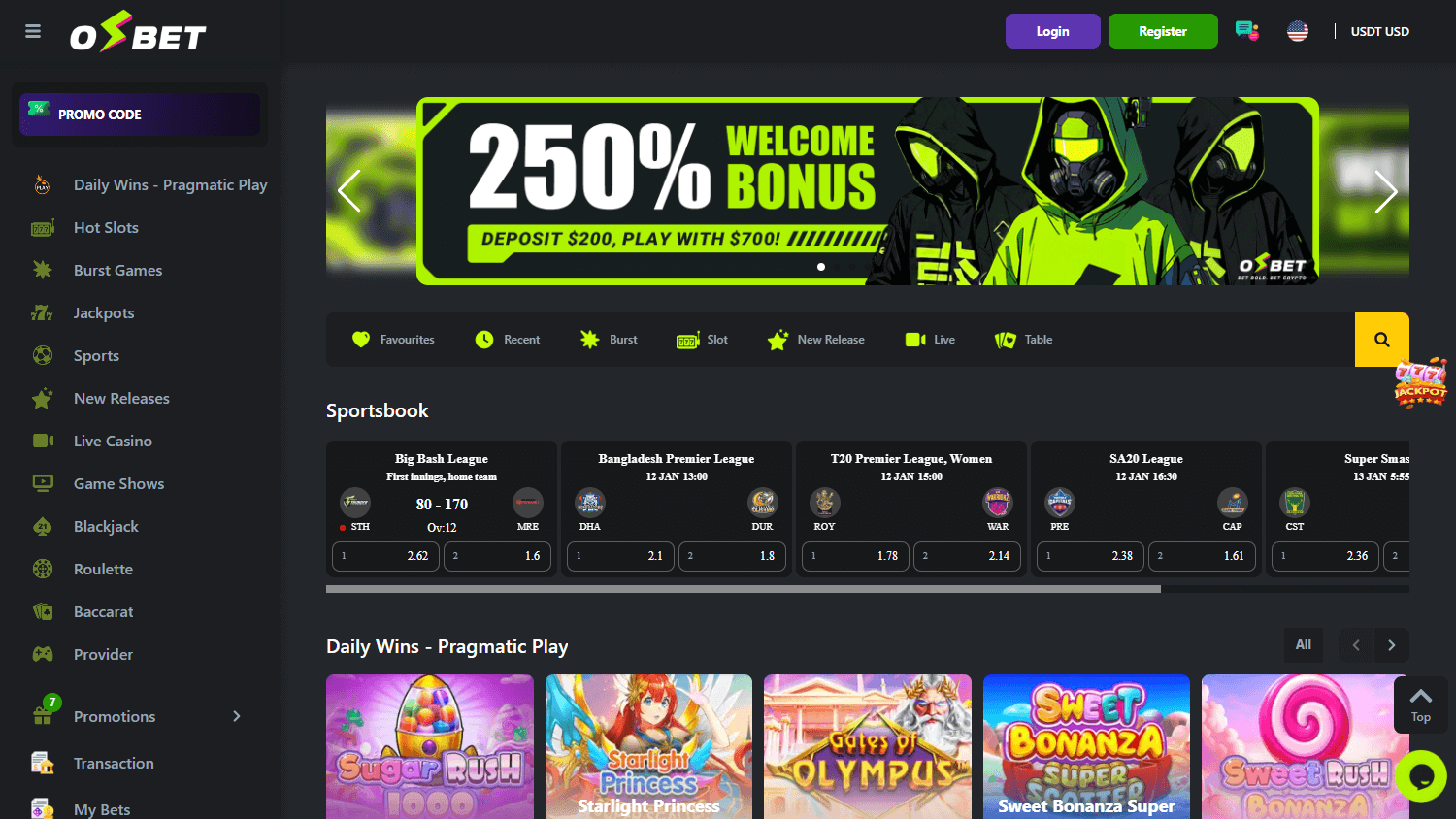 osbet_casino_homepage_desktop