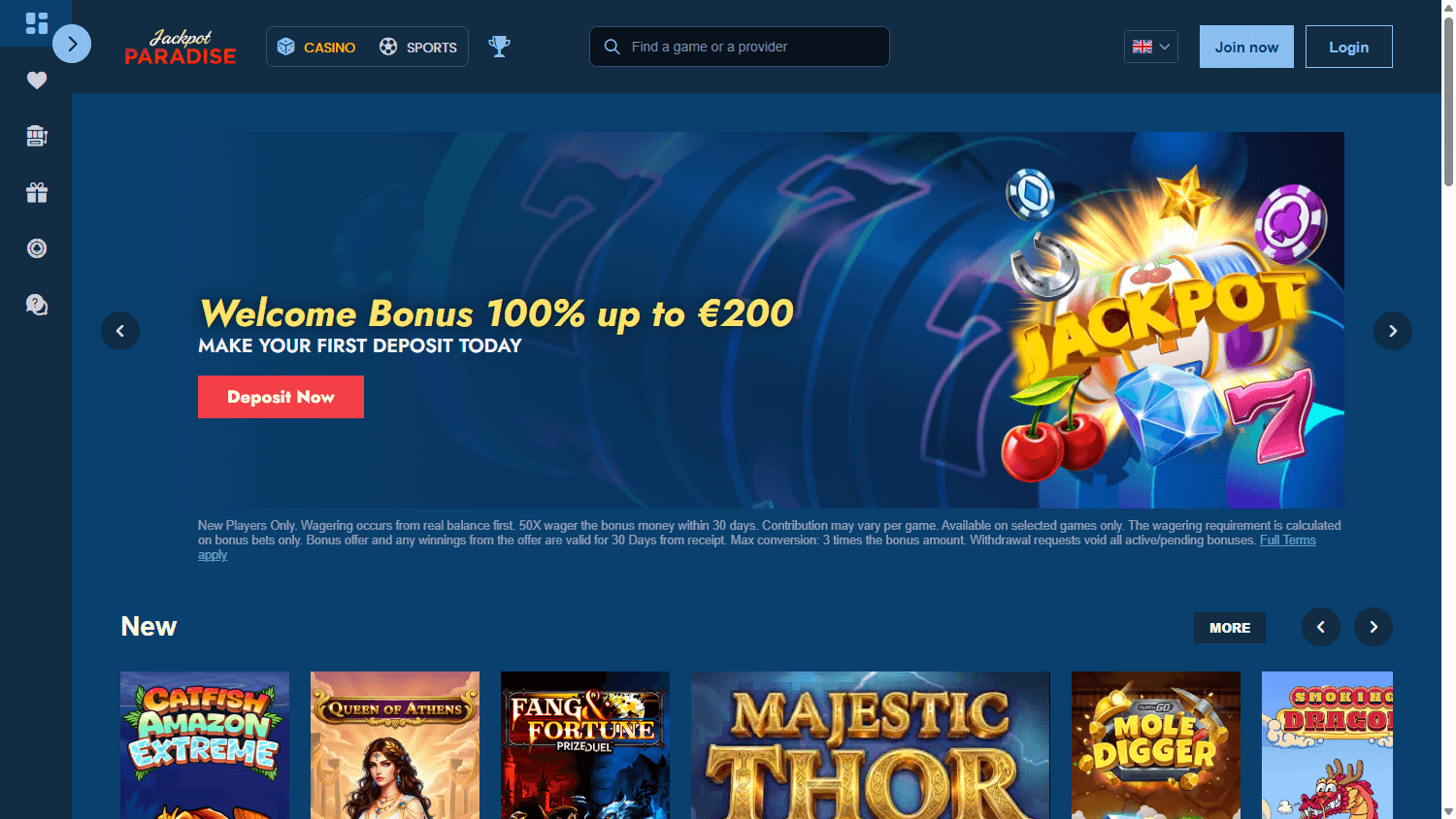 jackpotparadise_casino_homepage_desktop
