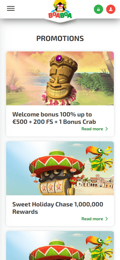 Boaboa casino bonuses