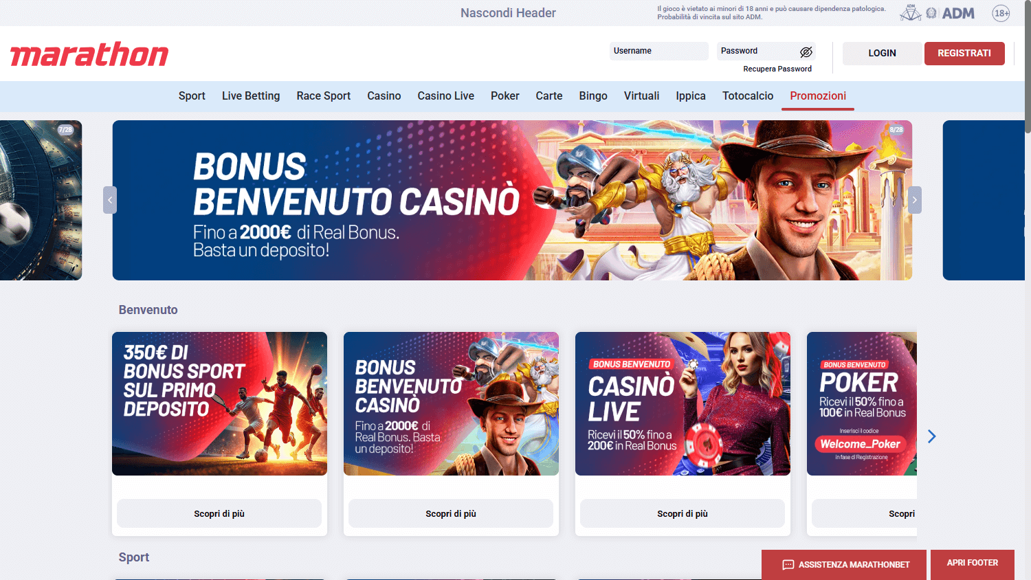 Bonus marathonbet