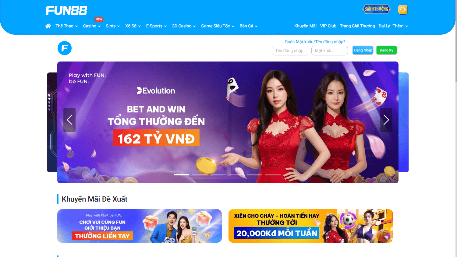 fun88_casino_vt_homepage_desktop