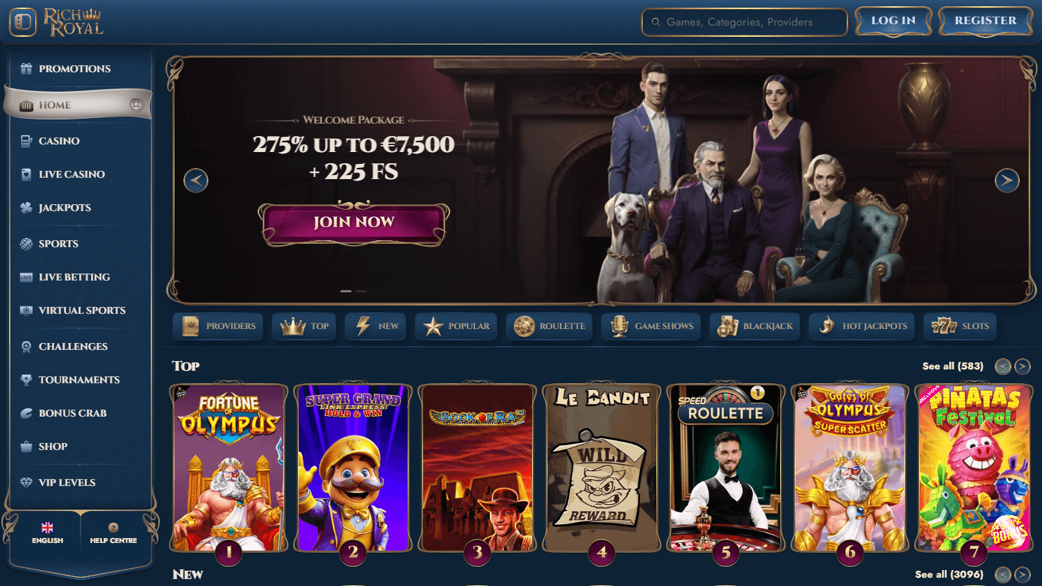 Rich Royal Casino: Ein detaillierter Review für deutsche Spieler