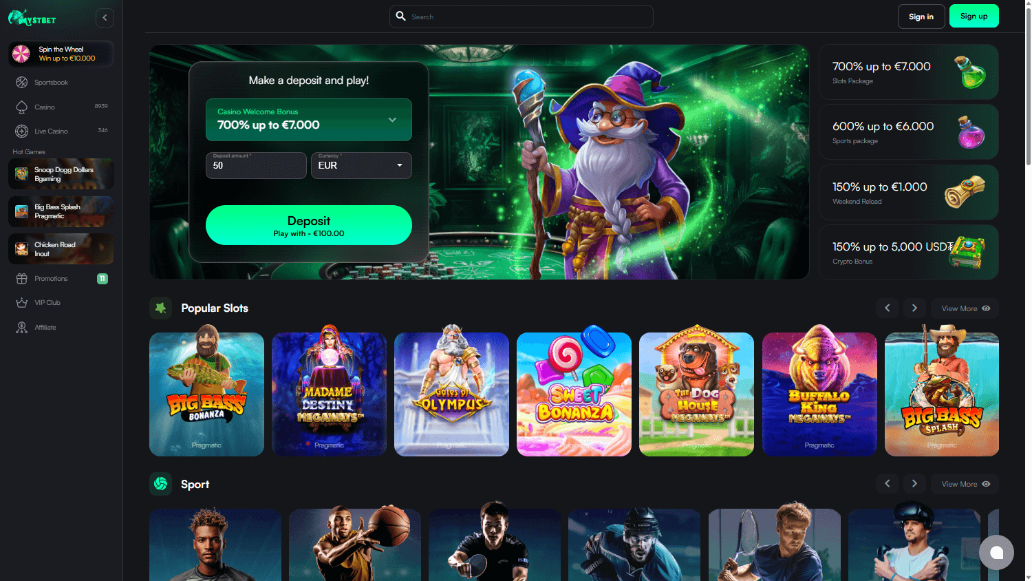 mystbet_casino_homepage_desktop