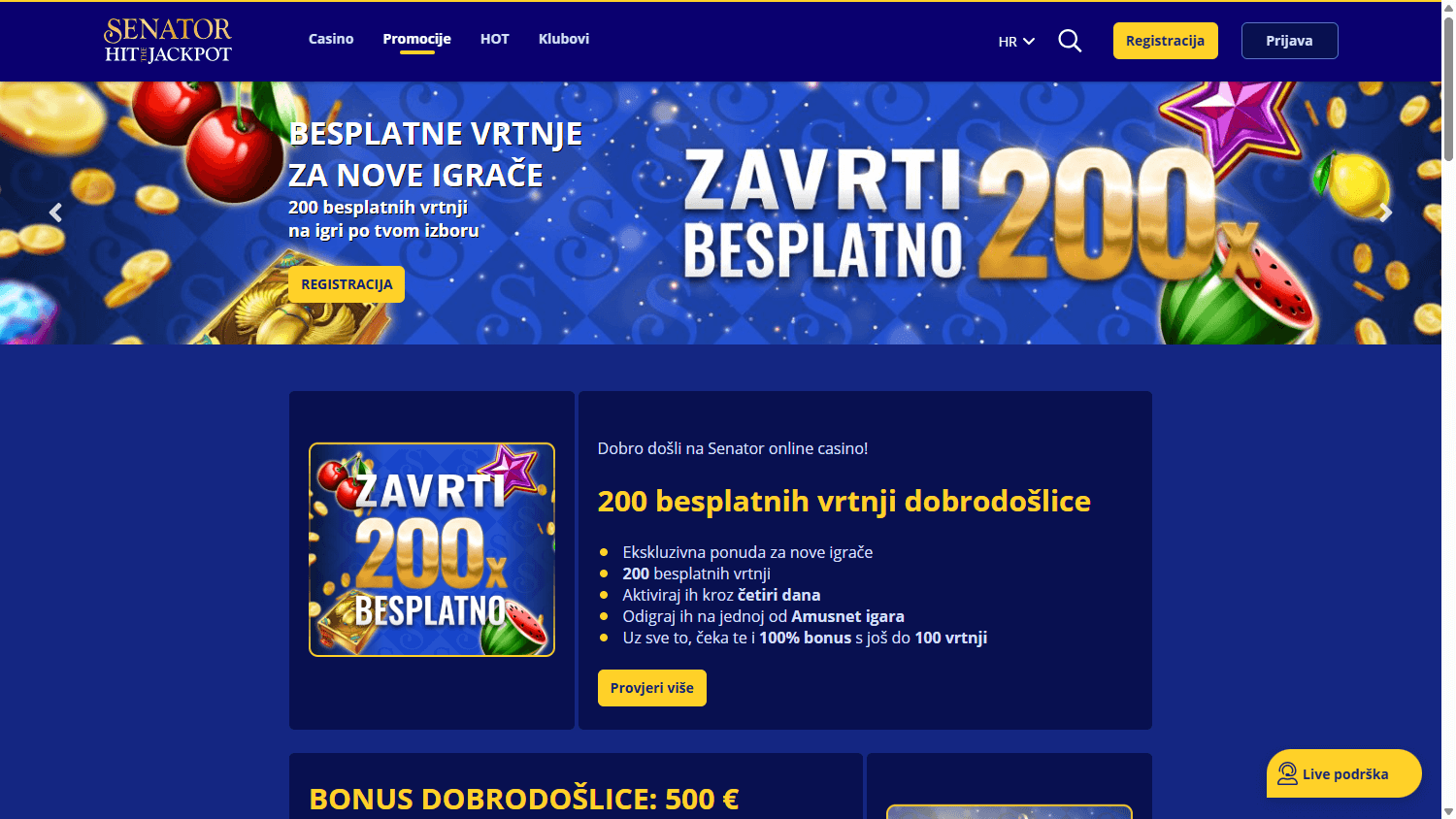 Senator Casino DE Germany Official – Review für deutsche Spieler