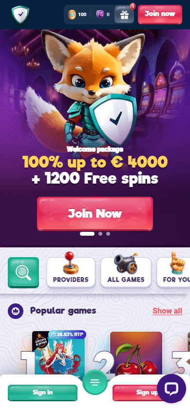 Safe_Casino_homepage_mobile