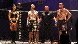 Referee in an MMA contest