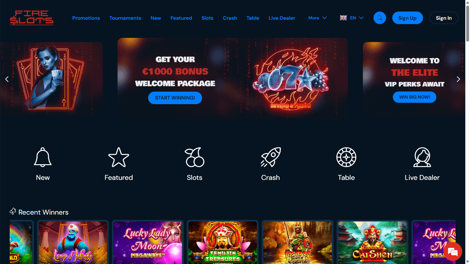 FireSlots_Casino_homepage_desktop