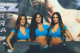 Ring girls in the UFC