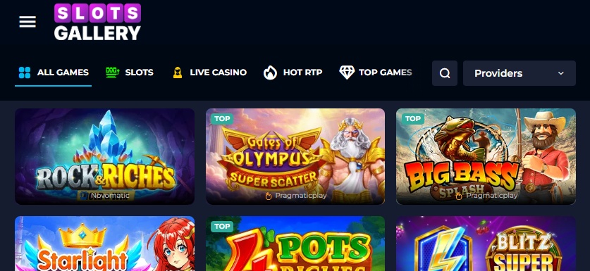 Enjoy slots at Slots Gallery mobile casino in Canada