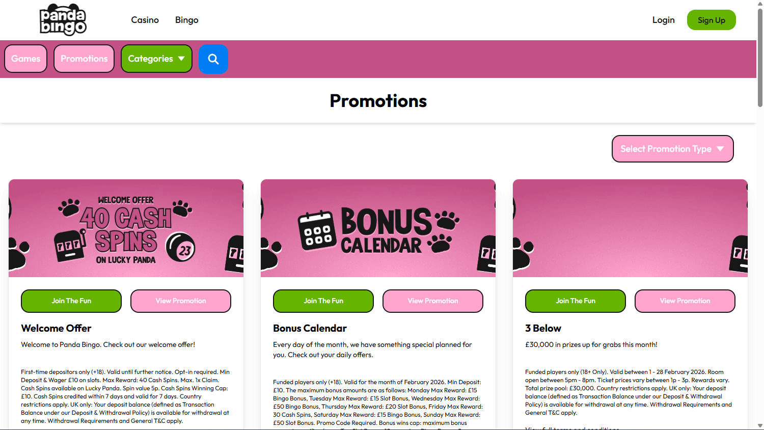 Panda_Bingo_Casino_promotions_desktop