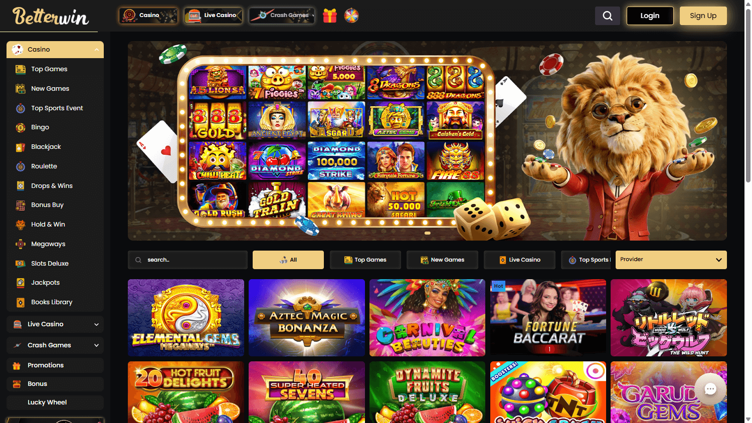 BetterWin_Casino_game_gallery_desktop