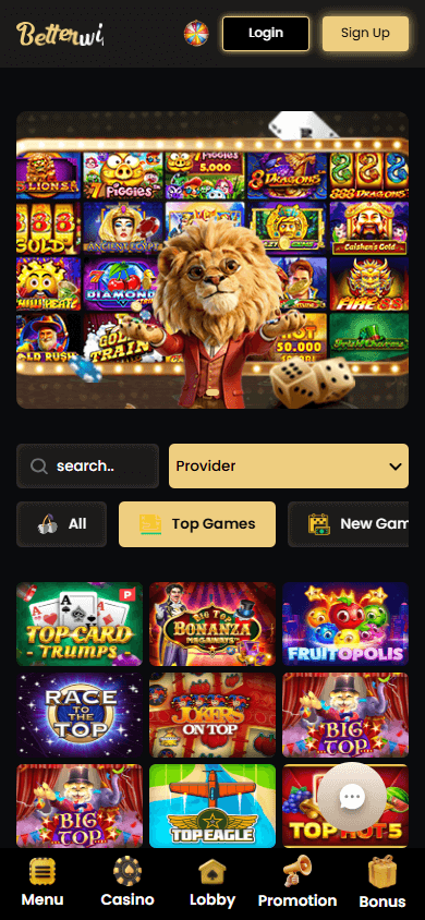 BetterWin_Casino_game_gallery_mobile