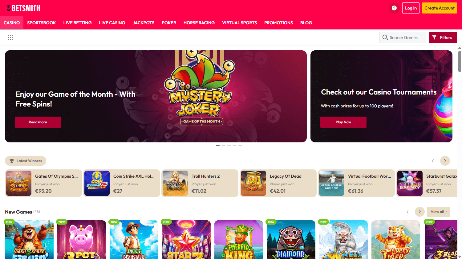 Betsmith casino