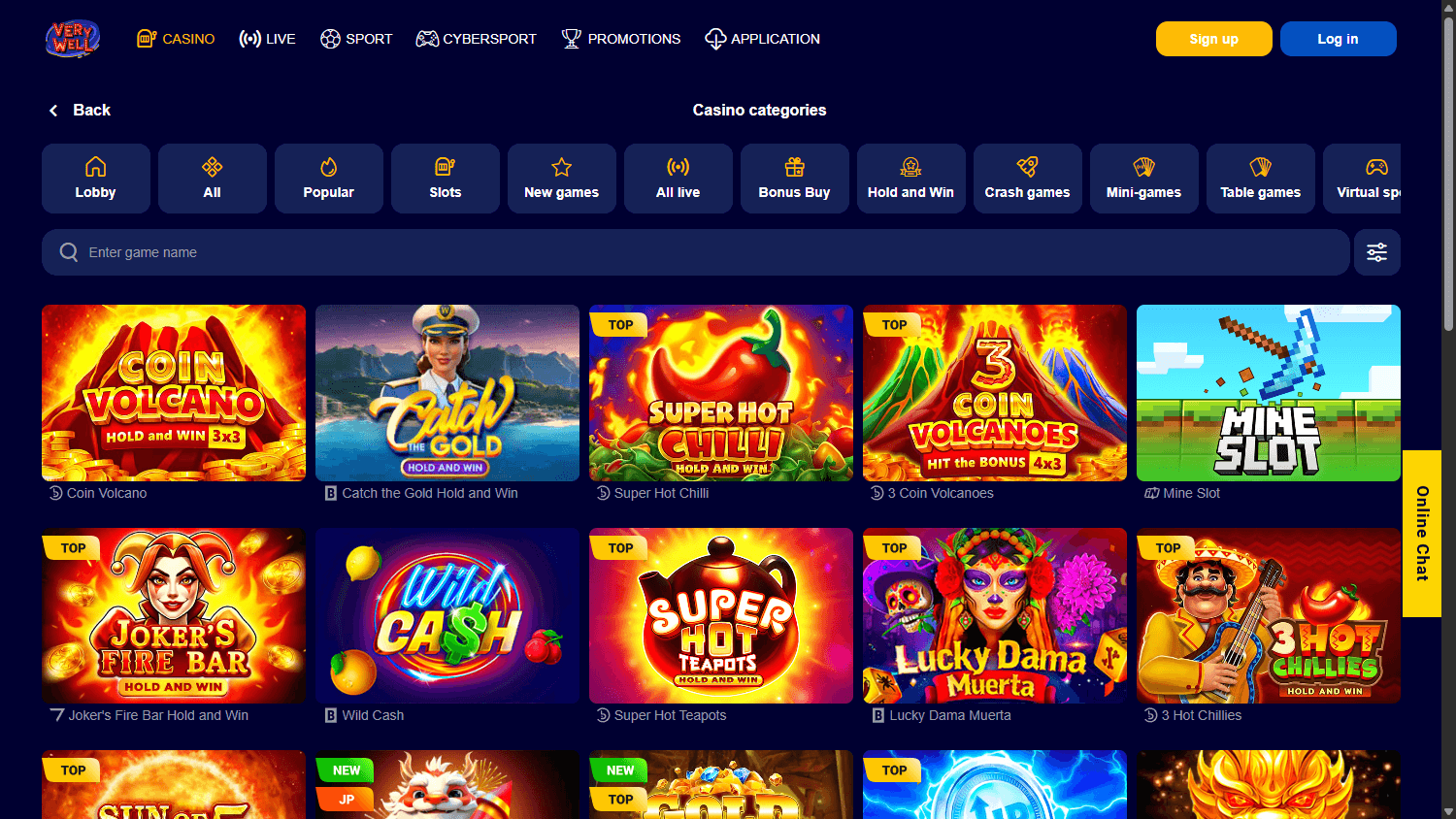 Verywell Casino game interface on desktop and mobile