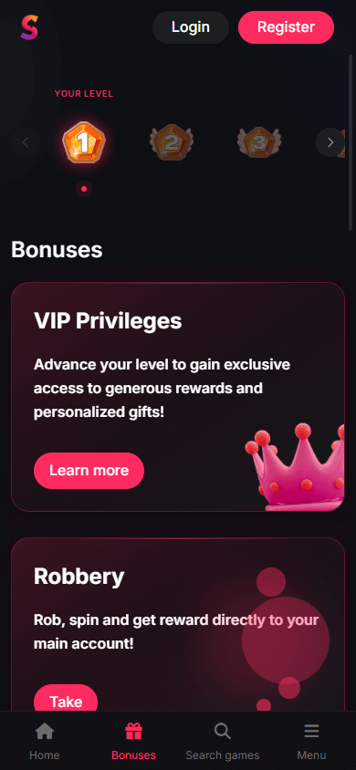 Sneket_Casino_promotions_mobile