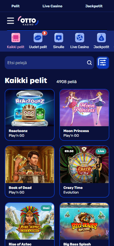 Otto_Casino_game_gallery_mobile