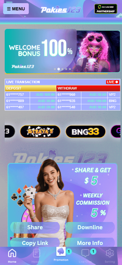 Pokies123_Casino_homepage_mobile
