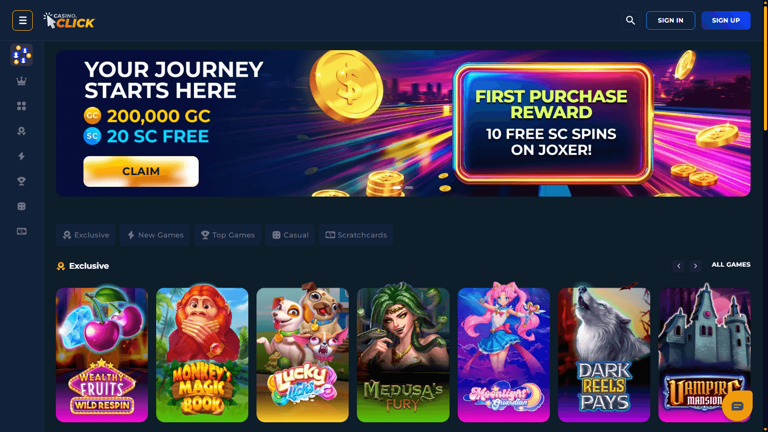 Casino_Click_homepage_desktop