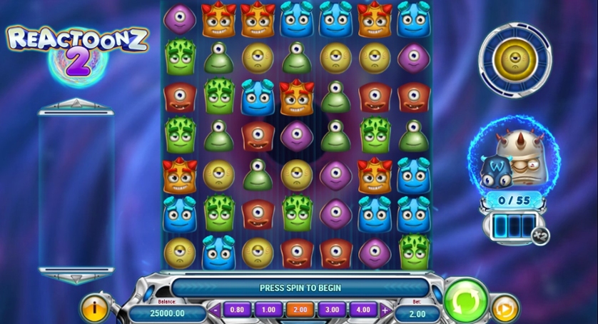 Reactoonz Play'n GO: