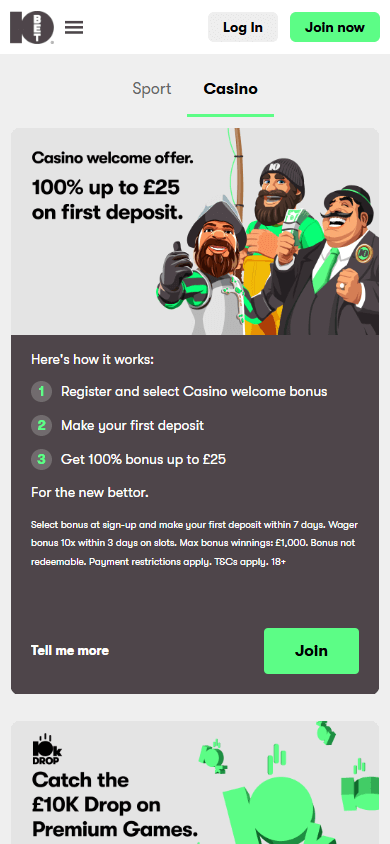 10bet_casino_uk_promotions_mobile