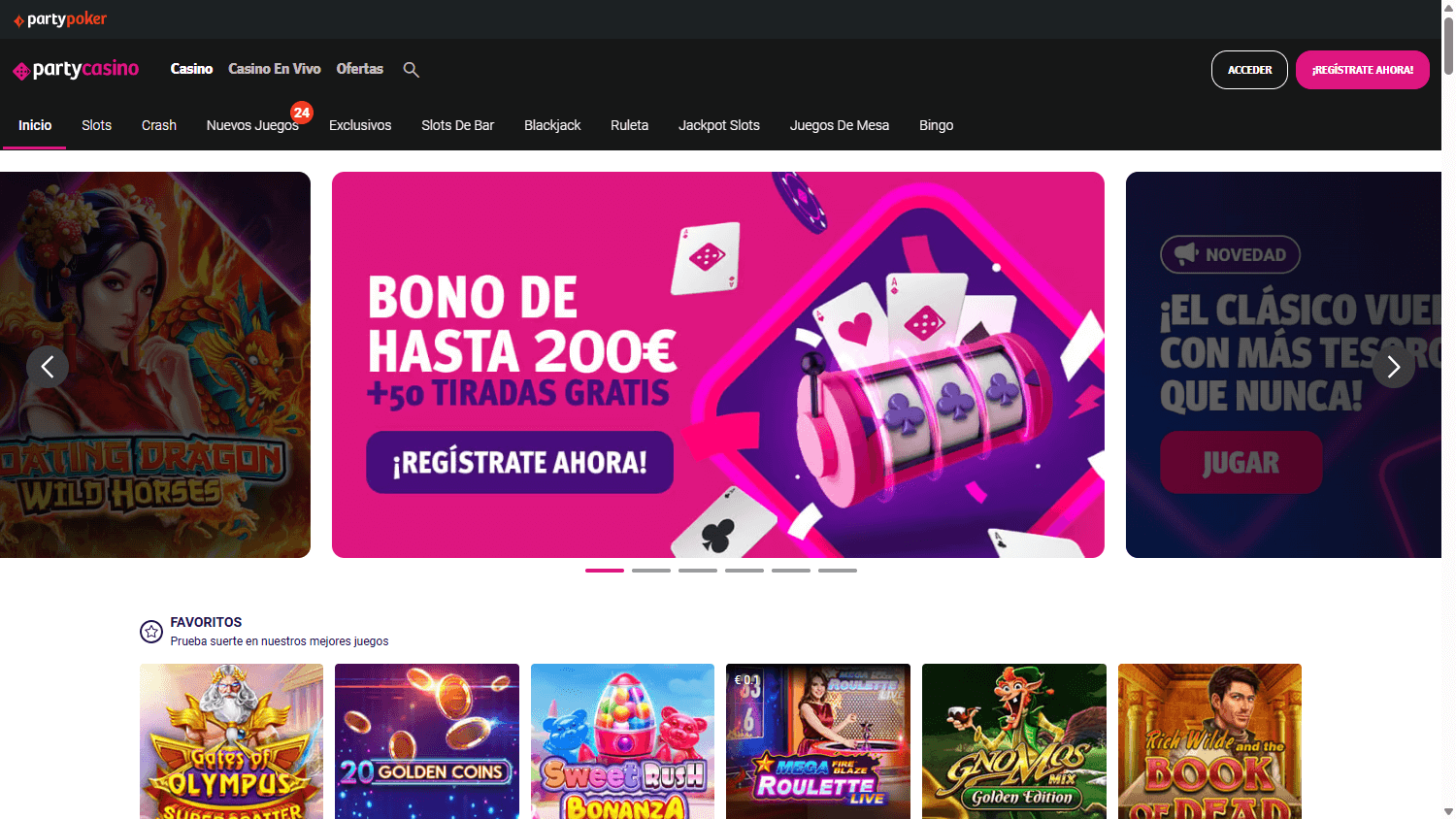 Party casino online
