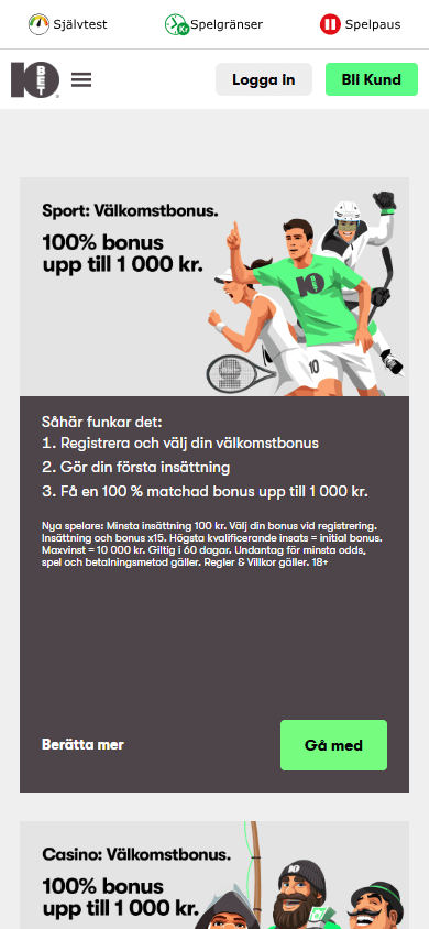 10bet_Casino_SE_promotions_mobile
