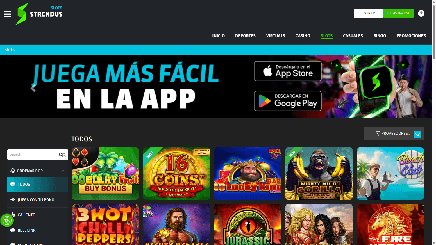 Strendus_Casino_game_gallery_desktop