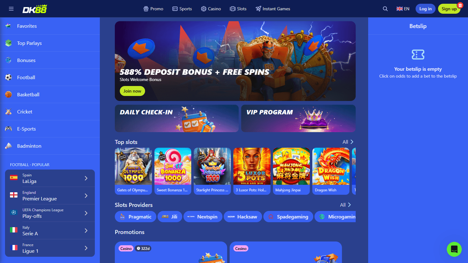 DASHKING88_Casino_homepage_desktop