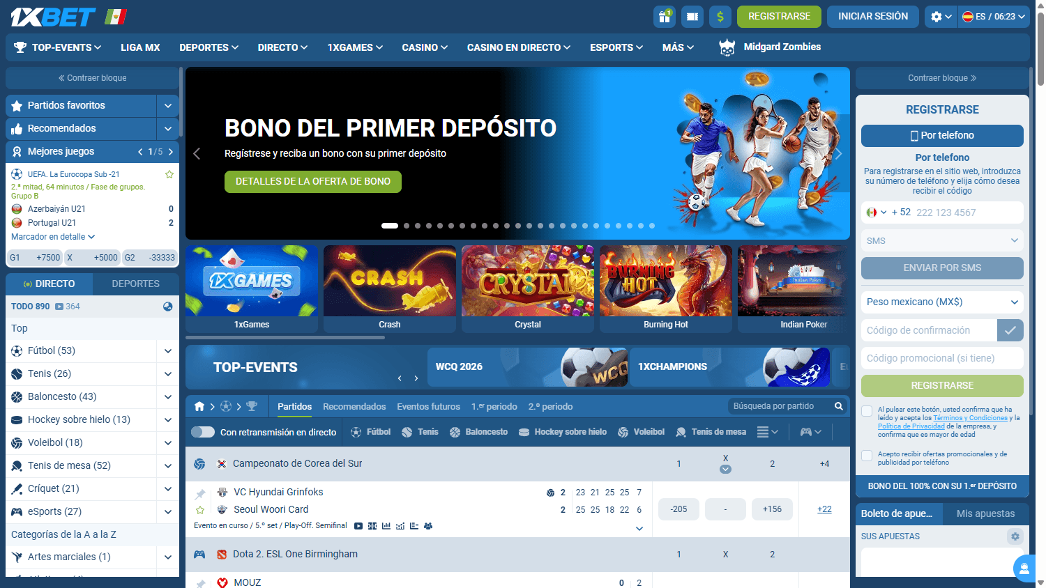 1xbet_casino_mx_homepage_desktop
