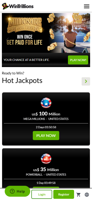 Trillonario_Casino_homepage_mobile