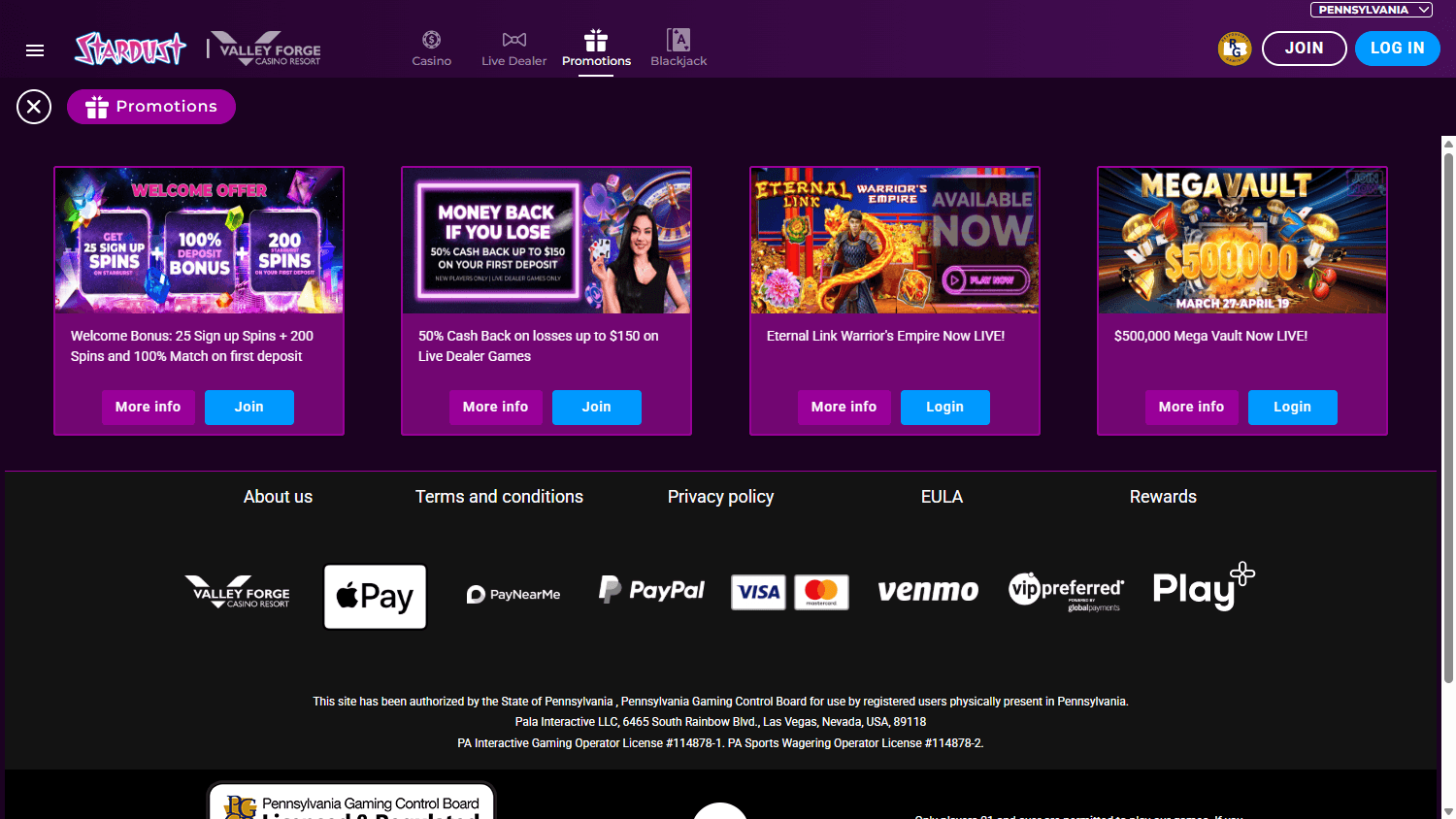 Stardust_Casino_PA_promotions_desktop