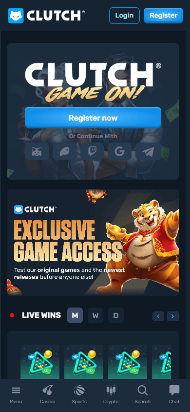clutch_casino_homepage_mobile