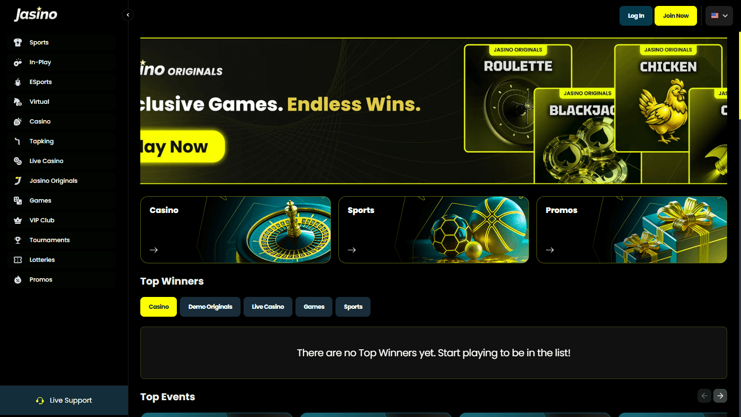 jasino_casino_homepage_desktop