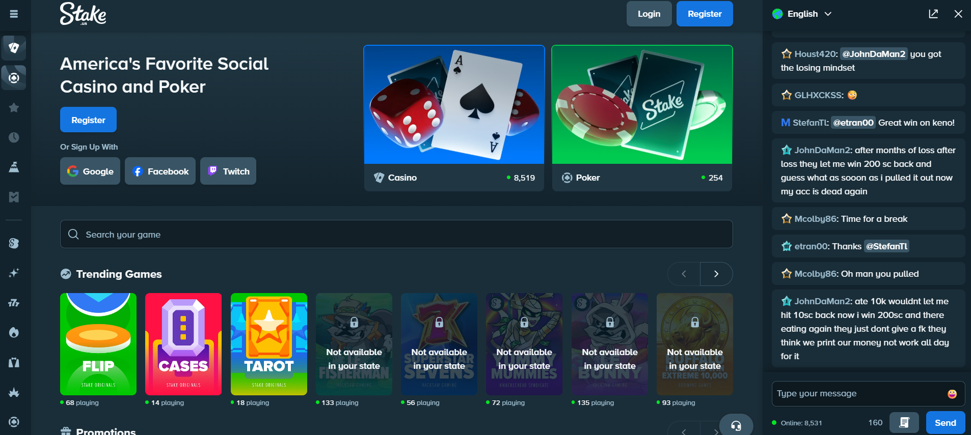 stake.us is the top choice for video poker if you are a sweepstakes player in 2026