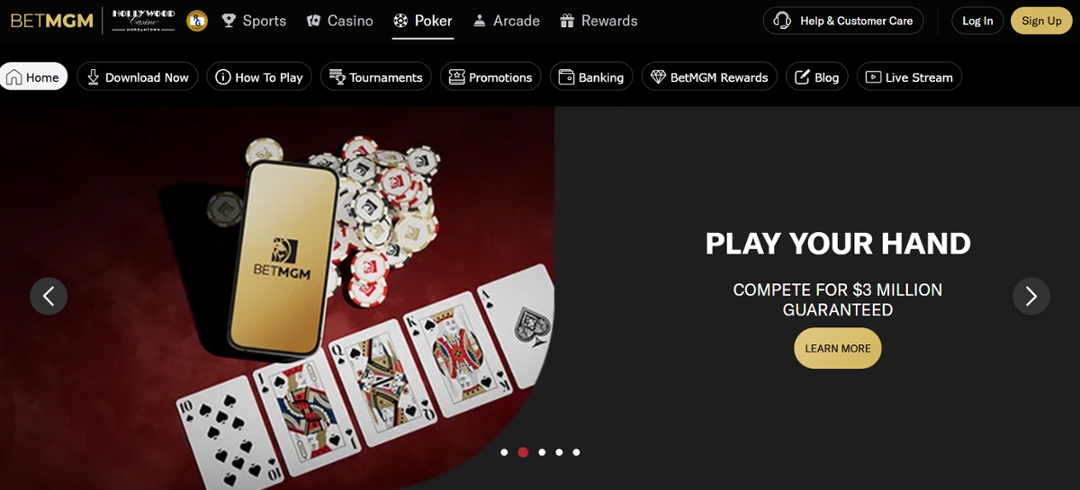 poker available at betmgm includes over 25 video poker titles