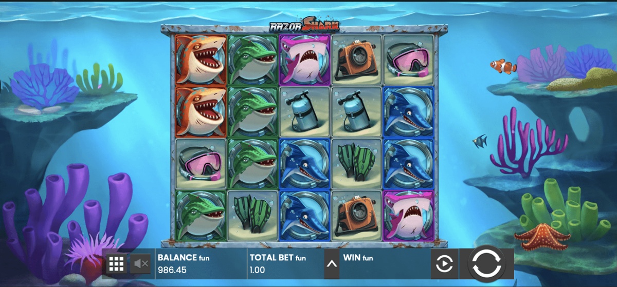 Razor Shark isn't your average fishy slot game