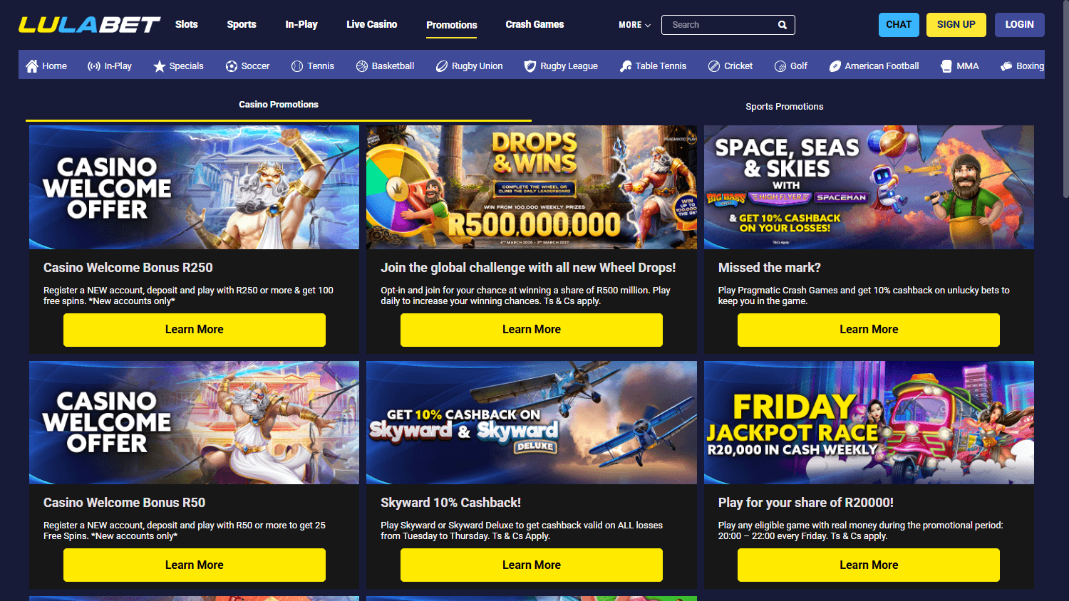lulabet_casino_promotions_desktop
