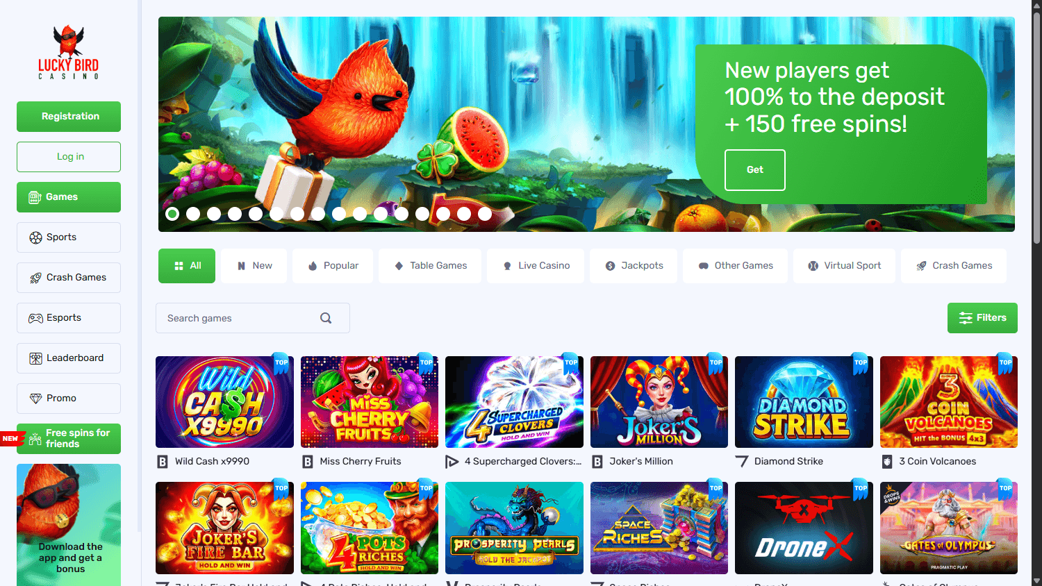 Recenzja Lucky Bird Bonus Top — kasyno online dla graczy z Polski