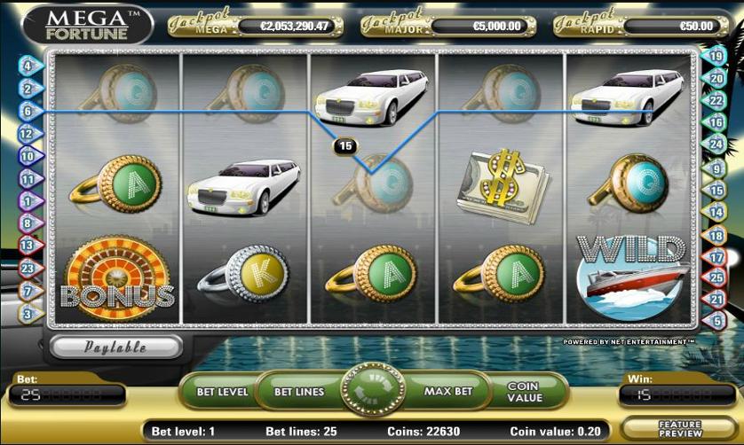 mega fortune slot machine