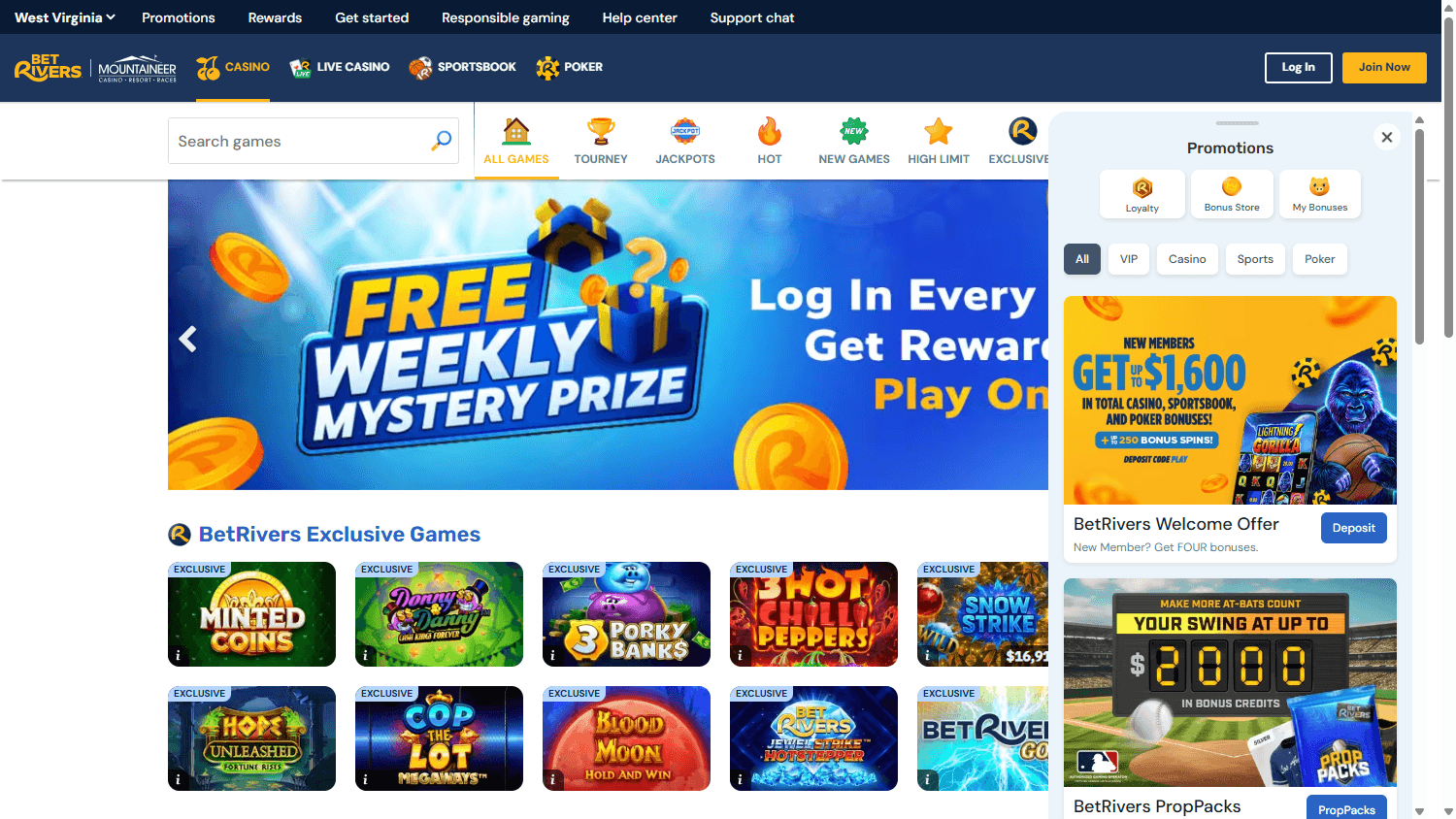 betrivers_casino_wv_promotions_desktop