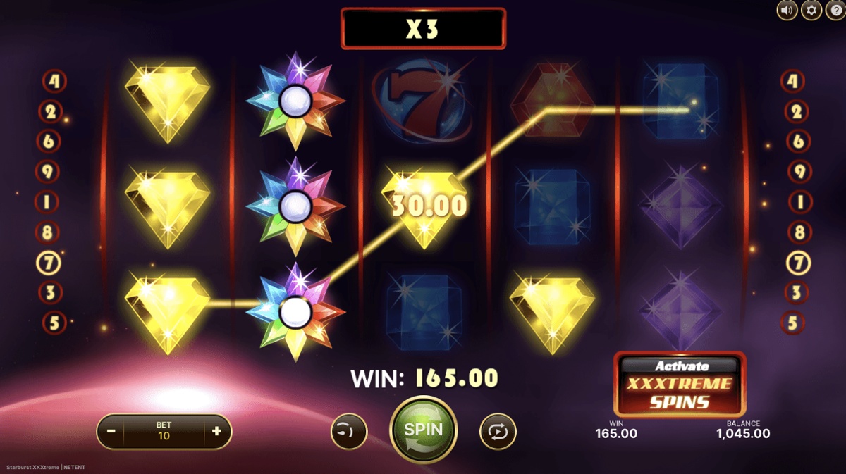 The Starburst Wilds trigger the Respins feature