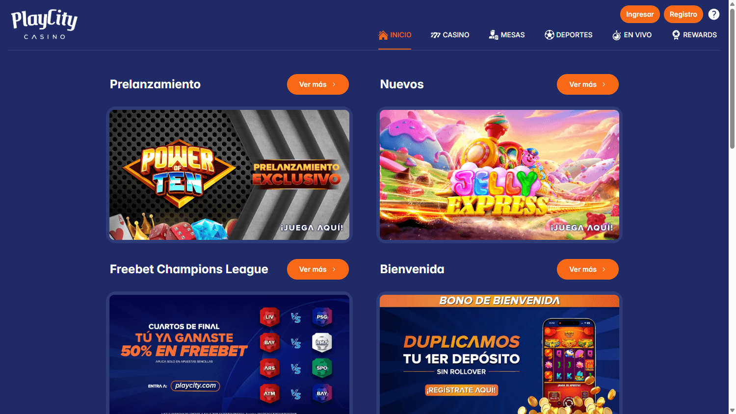 playcity_casino_homepage_desktop
