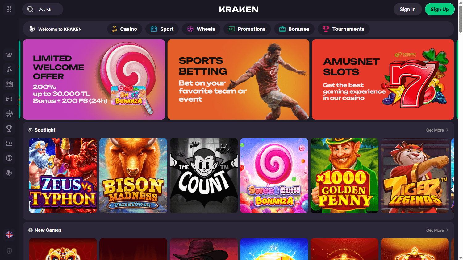 kraken.casino_homepage_desktop