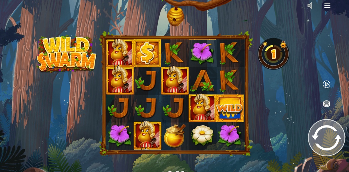 Wins pay out across 20 paylines